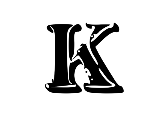 Fun Whacky Playful Mono Letter K V.2 Review for Embroidery Projects