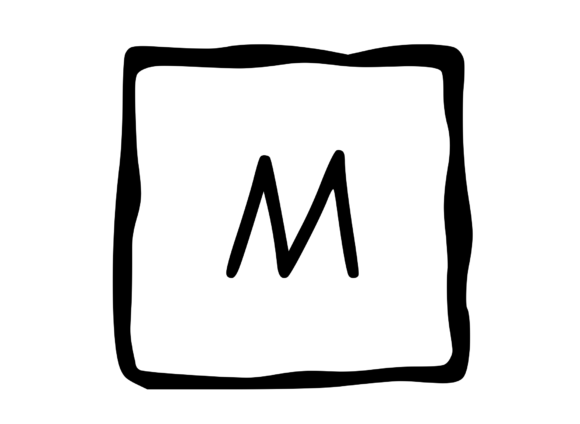 Hand Drawn Outlined Frame with Mono M Review