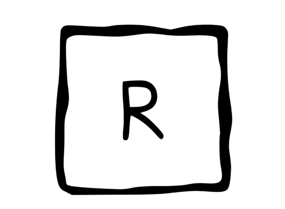 Hand Drawn Outlined Frame with Mono R Review